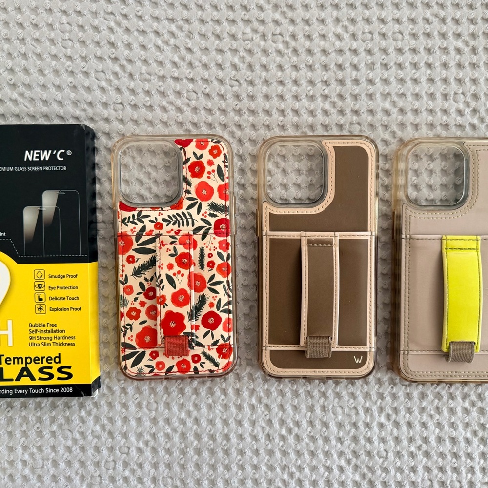 Walli Cases iPhone15 Pro Max + Screen Protectors